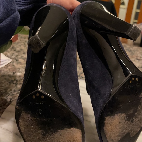 Balenciaga indigo suede bootie heel size 7 - Picture 6 of 9